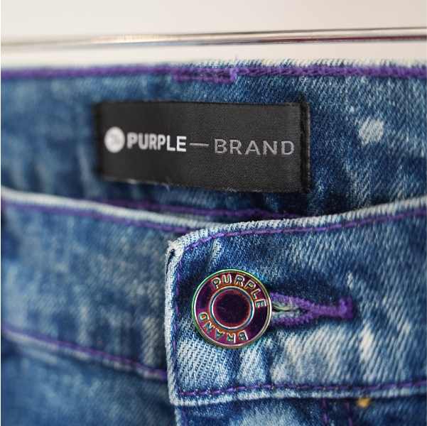 Purple Brand Acid Wash Denim